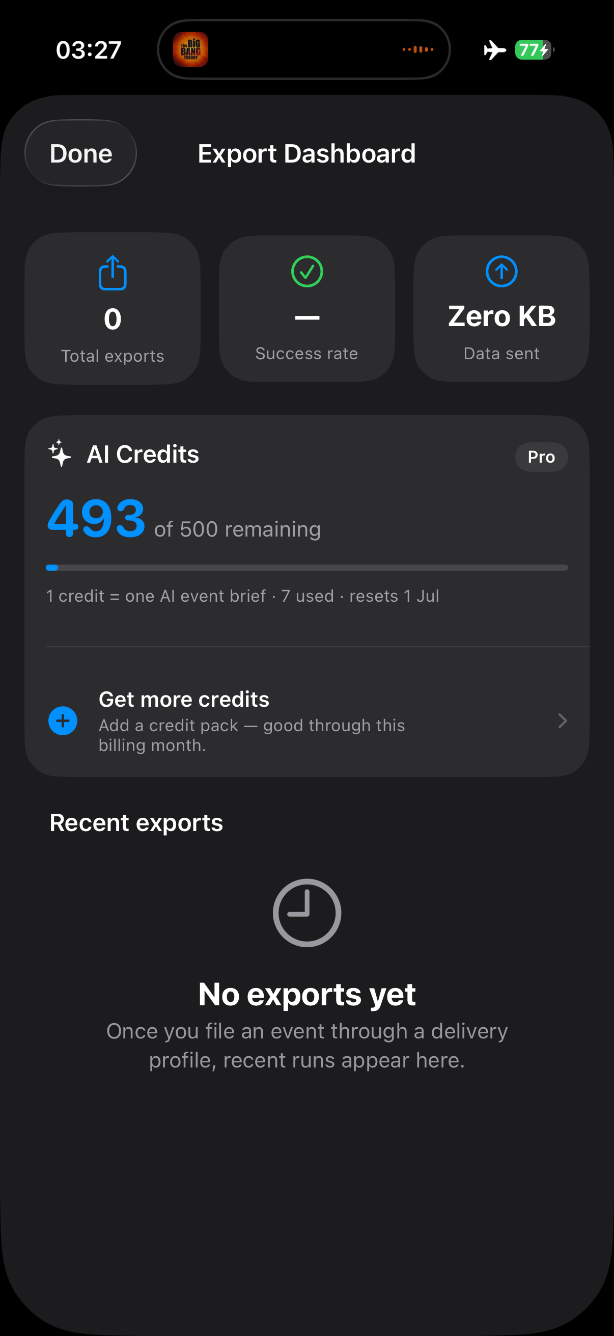 Dispatches delivery dashboard sending photos out